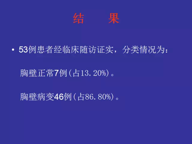 胸壁病变的影像诊断