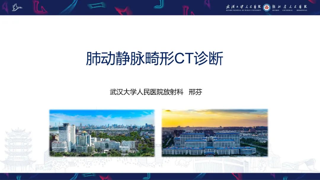 【PPT】肺动静脉畸形CT诊断