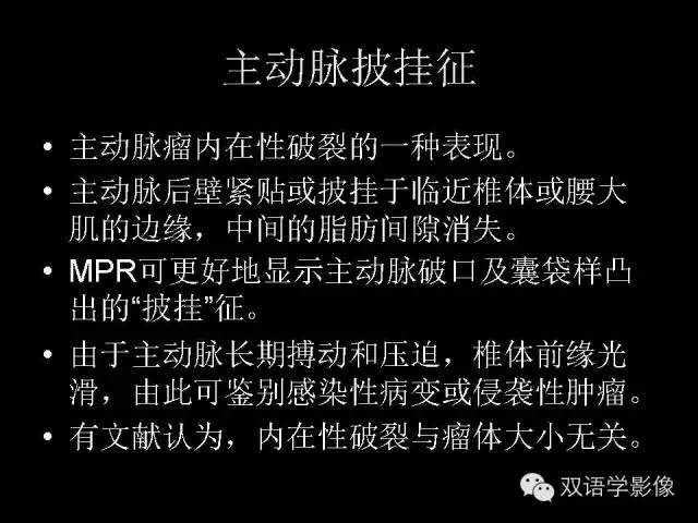 【PPT】MDCT评价腹主动脉瘤不稳定性