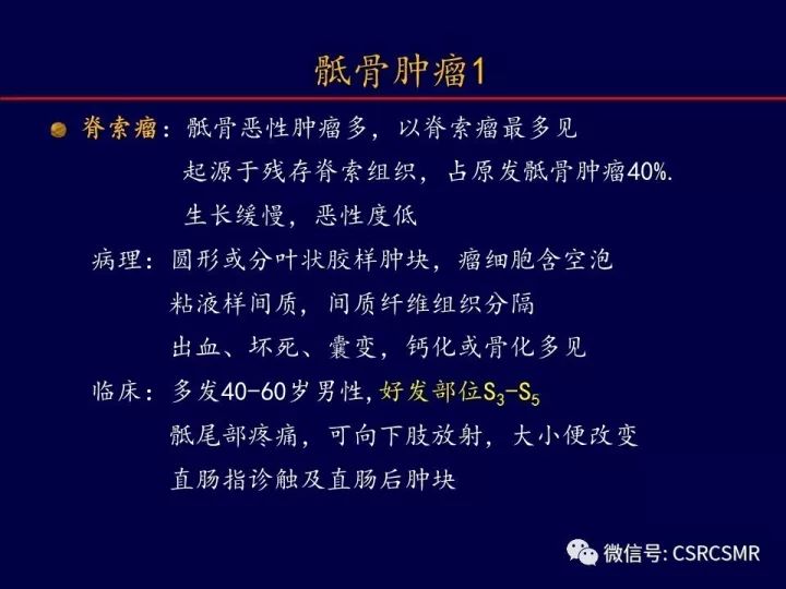 【PPT】骶骨病变的影像诊断与鉴别诊断