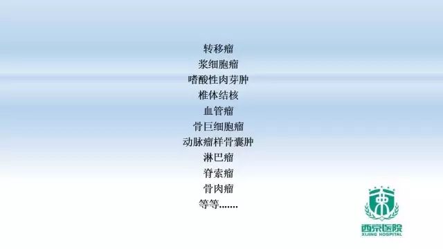 【PPT】常见椎体单发溶骨性病变