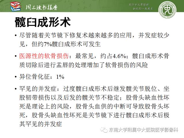 【PPT】髋关节保留术术后影像学表现