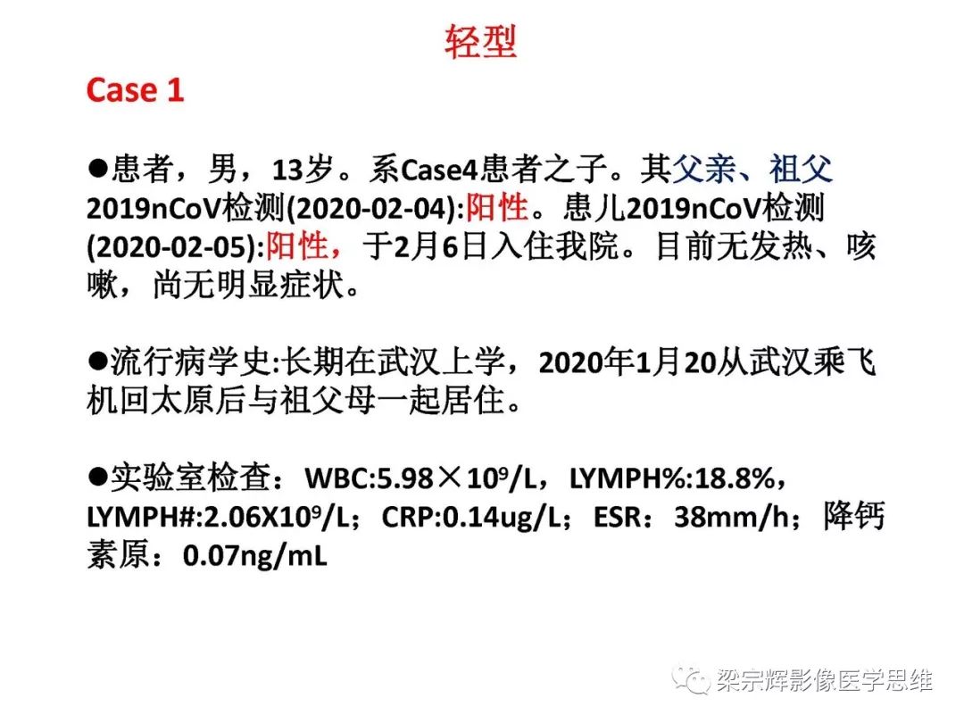 【PPT】山西新型冠状病毒肺炎影像学表现初探