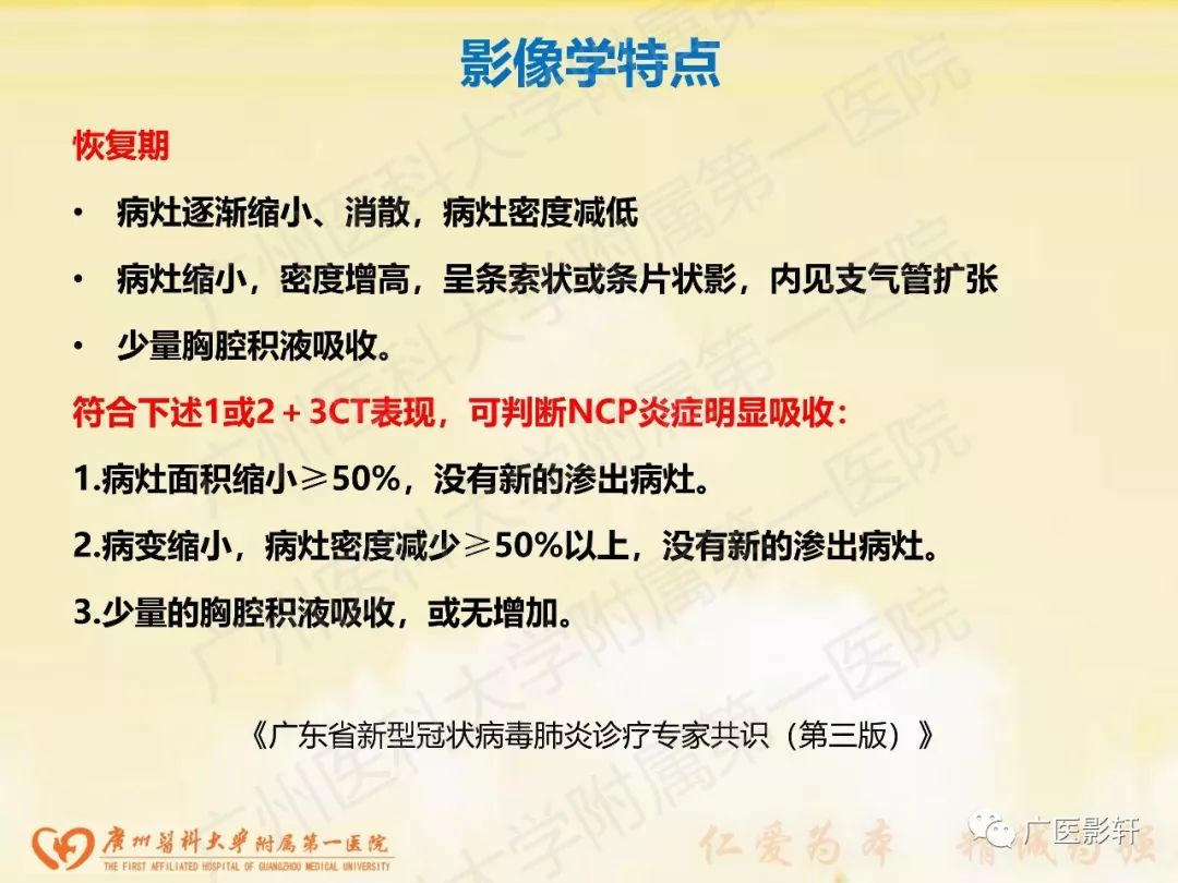 【PPT】新型冠状病毒肺炎影像学特点 【PPT】新型冠状病毒肺炎影像学特点