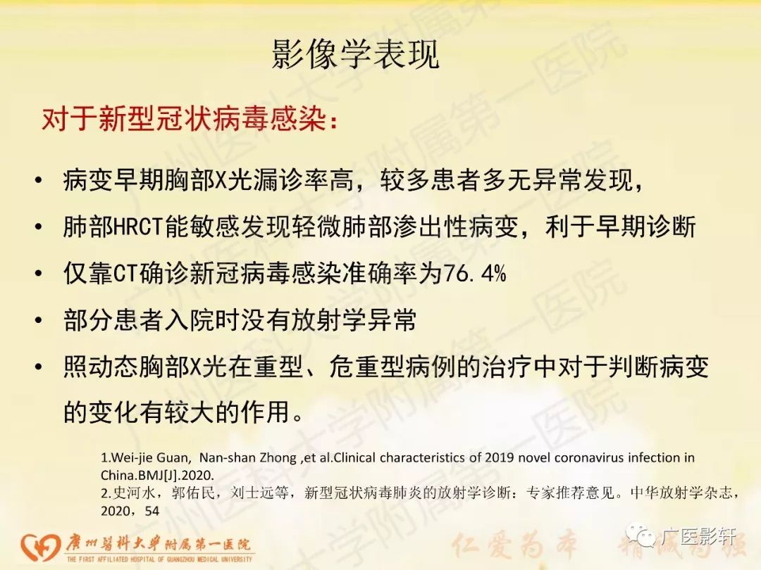 【PPT】新型冠状病毒肺炎影像学特点 【PPT】新型冠状病毒肺炎影像学特点