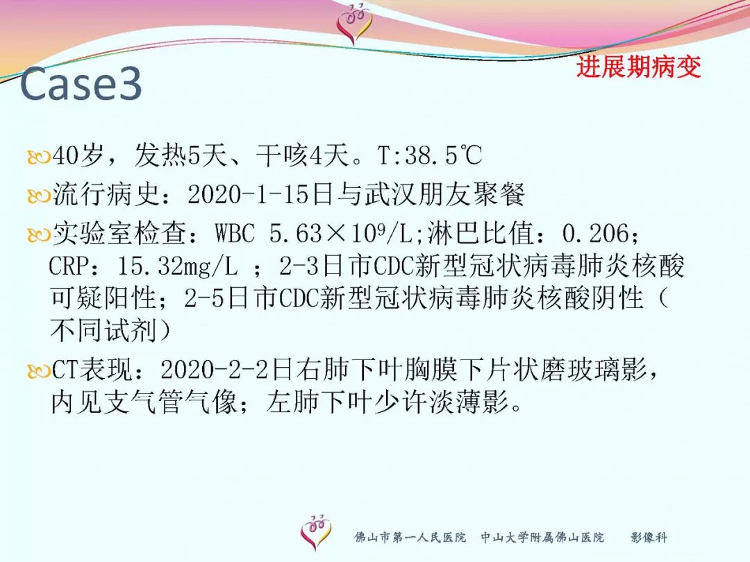 【PPT】CT室对新型冠状病毒肺炎的应对策略及影像诊断分析