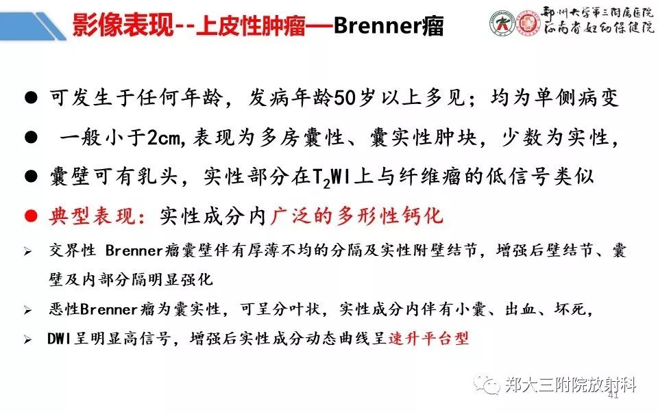 【PPT】卵巢肿瘤的影像诊断思路