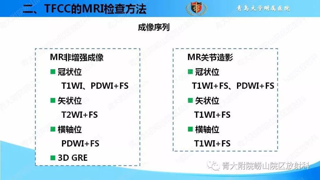 【PPT】TFCC损伤的MRI诊断
