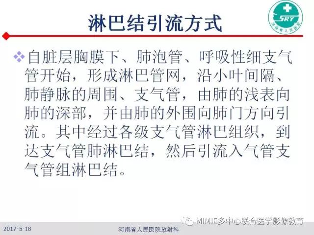 【PPT】胸部淋巴结分区及其在肺癌定性和分期诊断中的价值