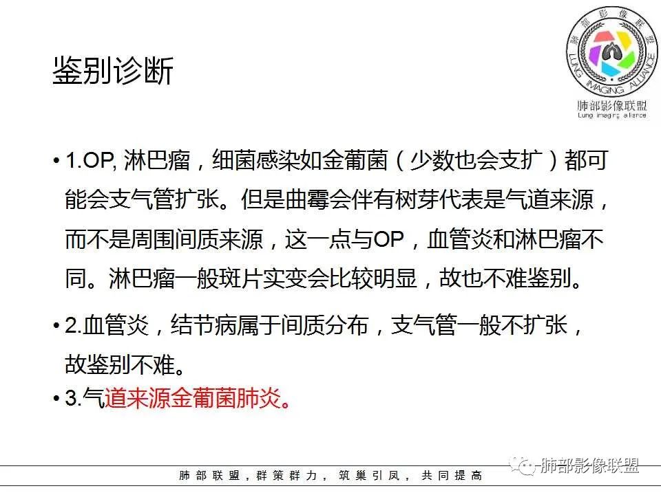 【PPT】侵袭性肺曲霉病影像分型及表现