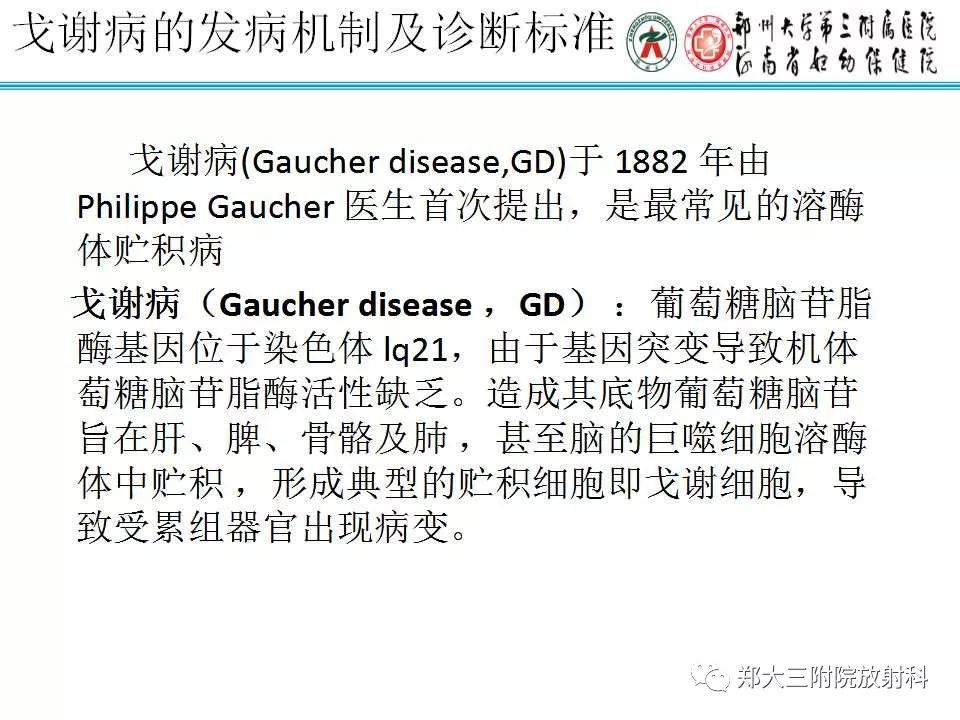 【PPT】戈谢病的影像