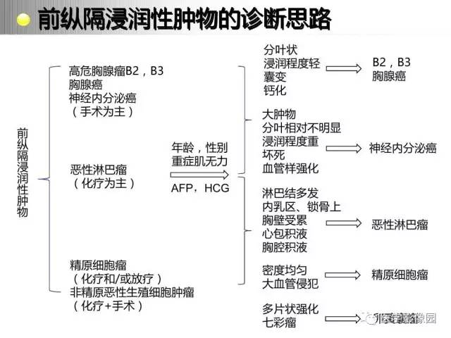 【病例】纵隔胸腺神经内分泌癌1例CT影像分析